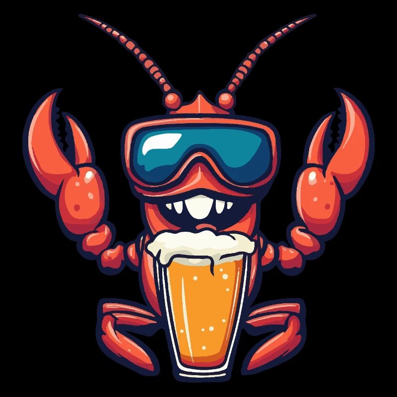 Hummer Krebs Apres Ski Bier