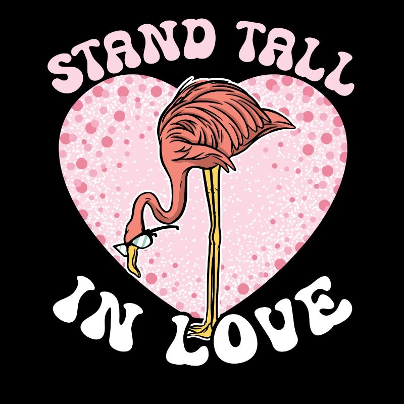 February 14 Valentine's Day Gift Cute Flamingo