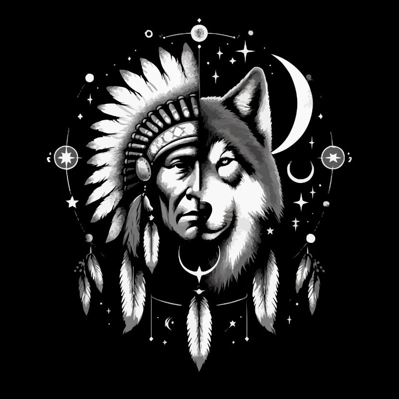 Indianischer Cherokee-apache-Indianer