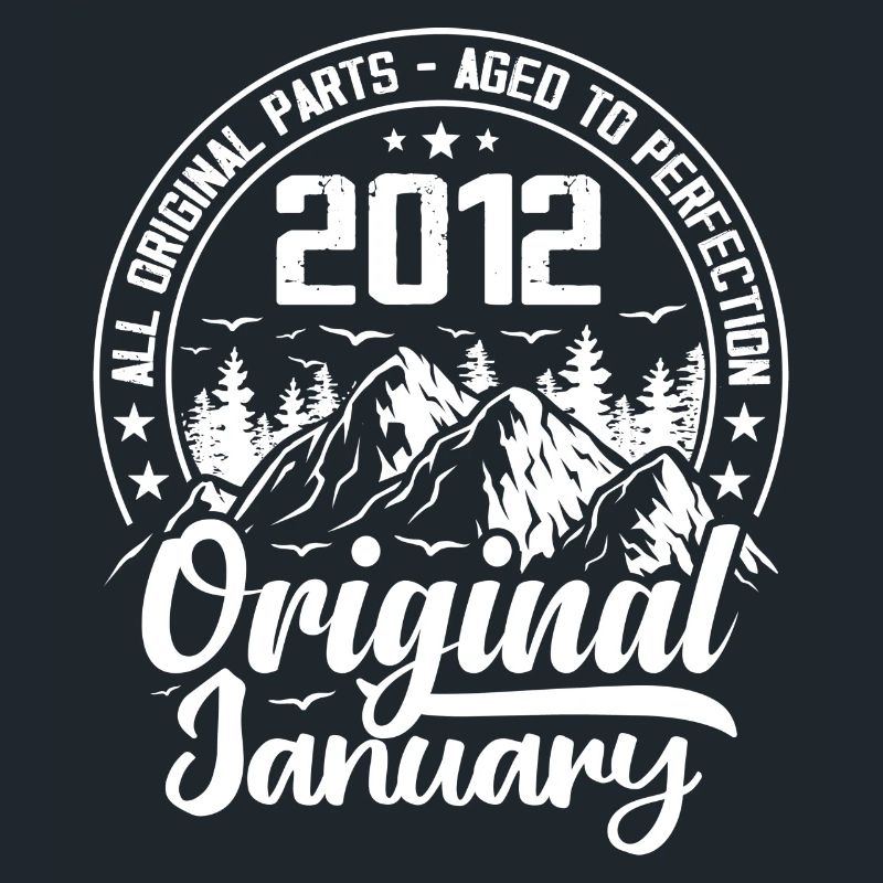 January 2012 Original 12 Year Old Birthday Gift