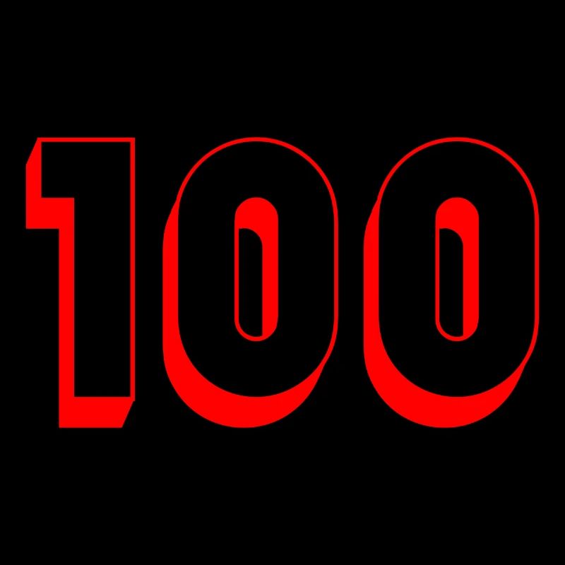 100. 100 ANS. 100e ANNIVERSAIRE. ANNIVERSAIRE 100