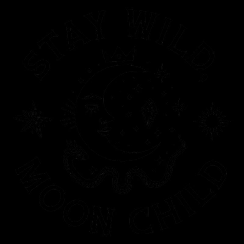 Bleib wild Mondkind - Astronomy Design