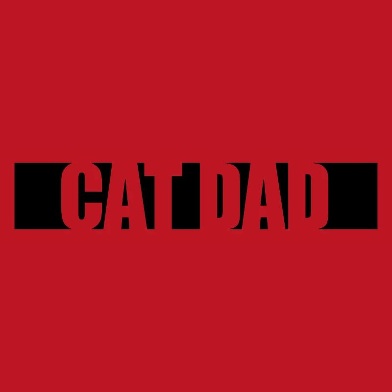 Conception de bande de papa de chat