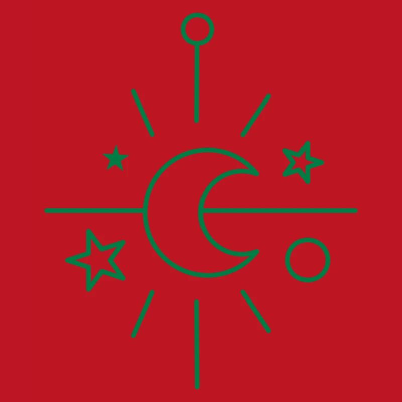 BOHO Croissant de lune central