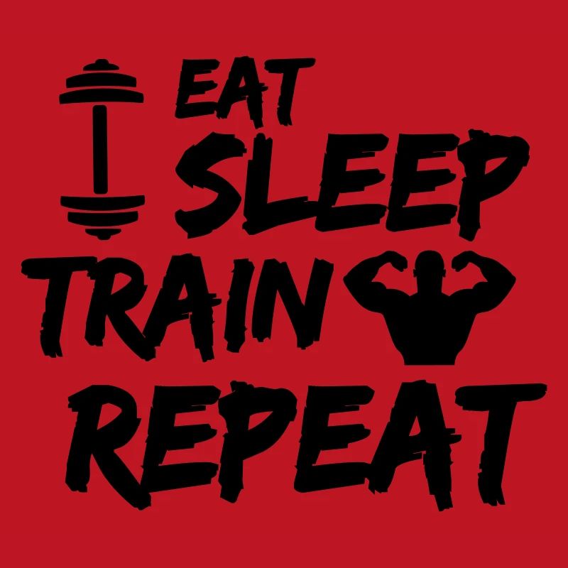 manger dormir train répéter