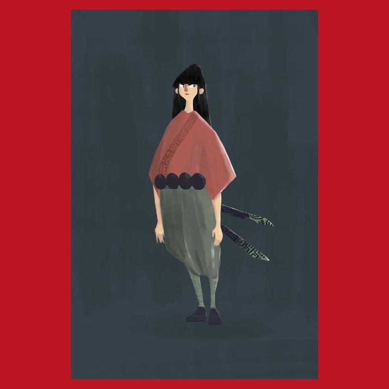 Samurai Mädchen