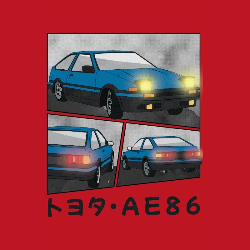 DEEP OCEAN CAR COMIC / POP UP HEADLIGHTS HATCHBACK