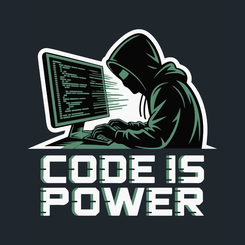 Cyber Hacker Code Infinity Design