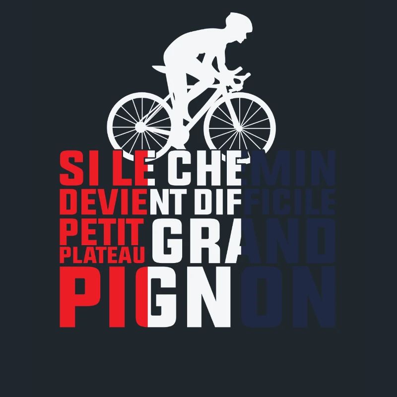 Si Le Chemin Devient Difficile - Cycliste Cadeau
