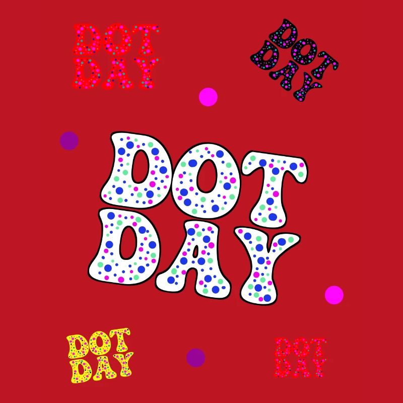 Dotday bunt - Text Pattern