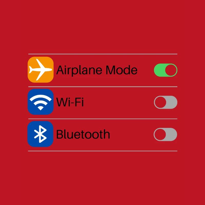 Flugmodus Einstellung
