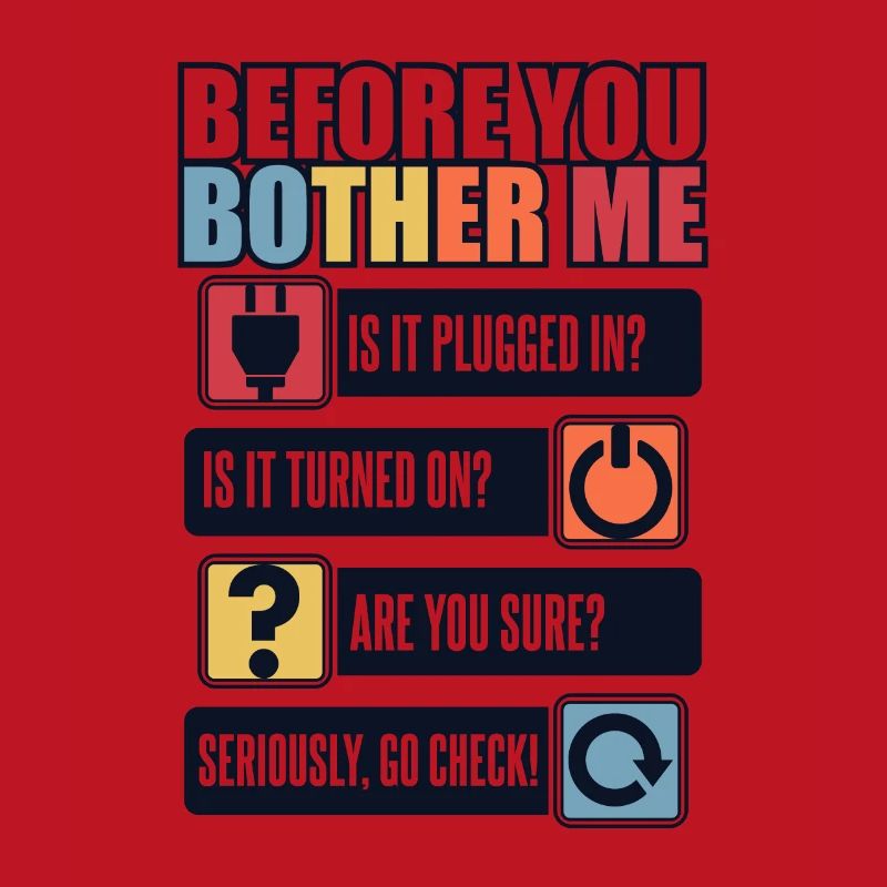 Before You Bother Me Computer Scientist Admin
