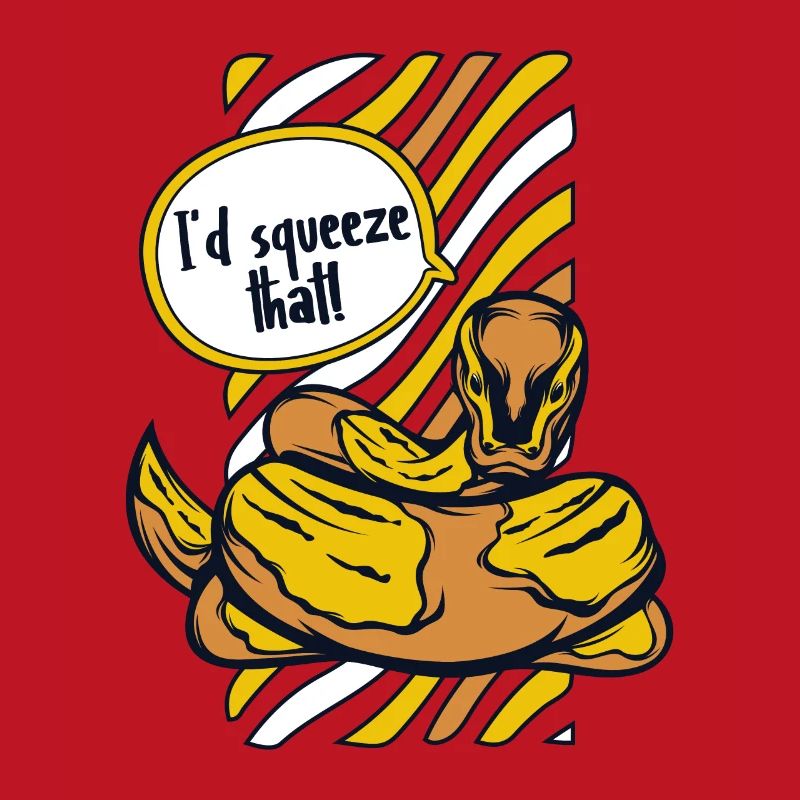 I'd Squeeze That Python Schlange Banana Ball