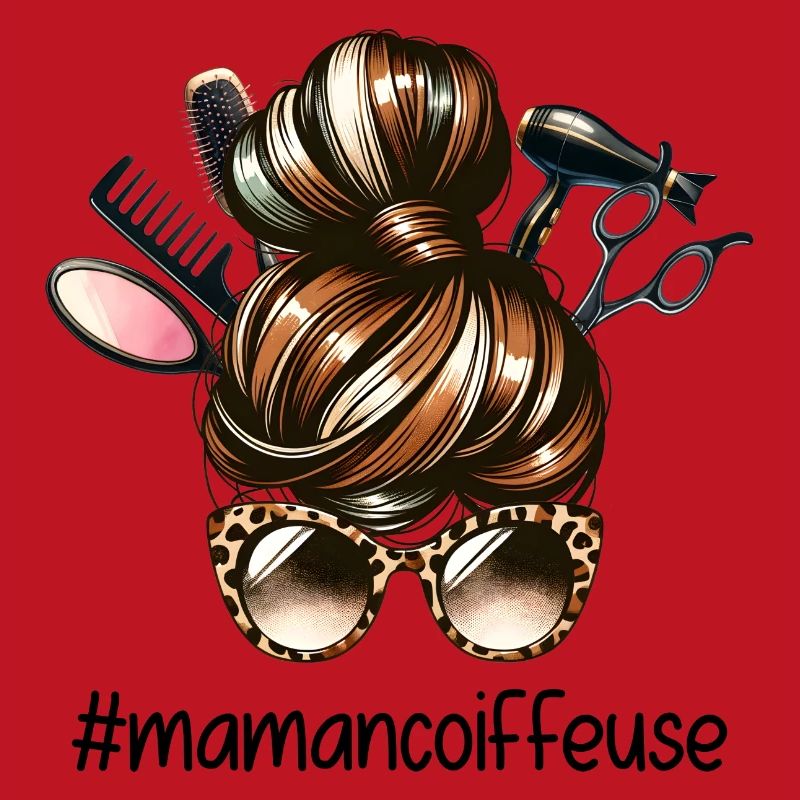 Chignon Mère Coiffeuse Super Maman Coiffeuse
