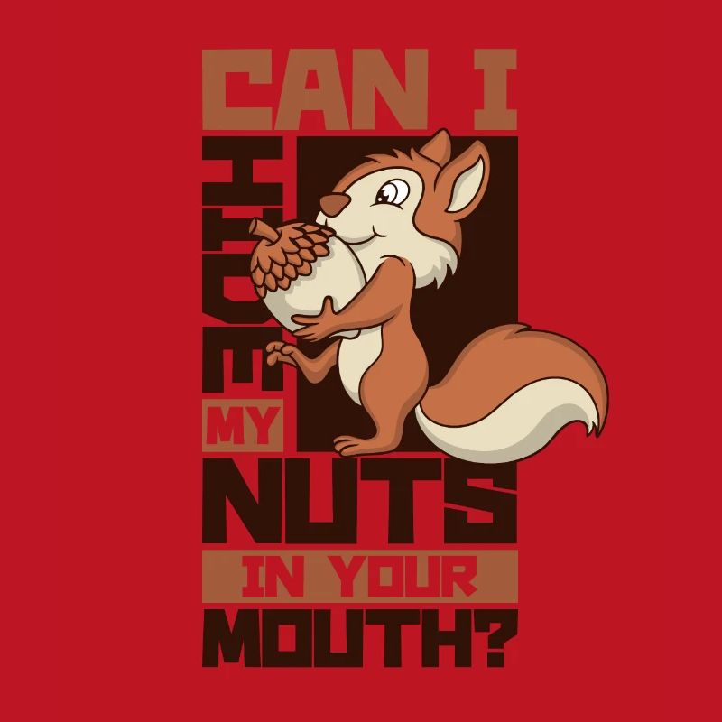 Cache mes noix dans ta bouche écureuil Eichhörnchen