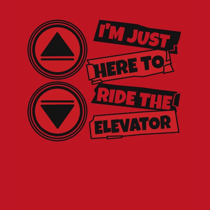Just Here To Ride The Elevator Technician
