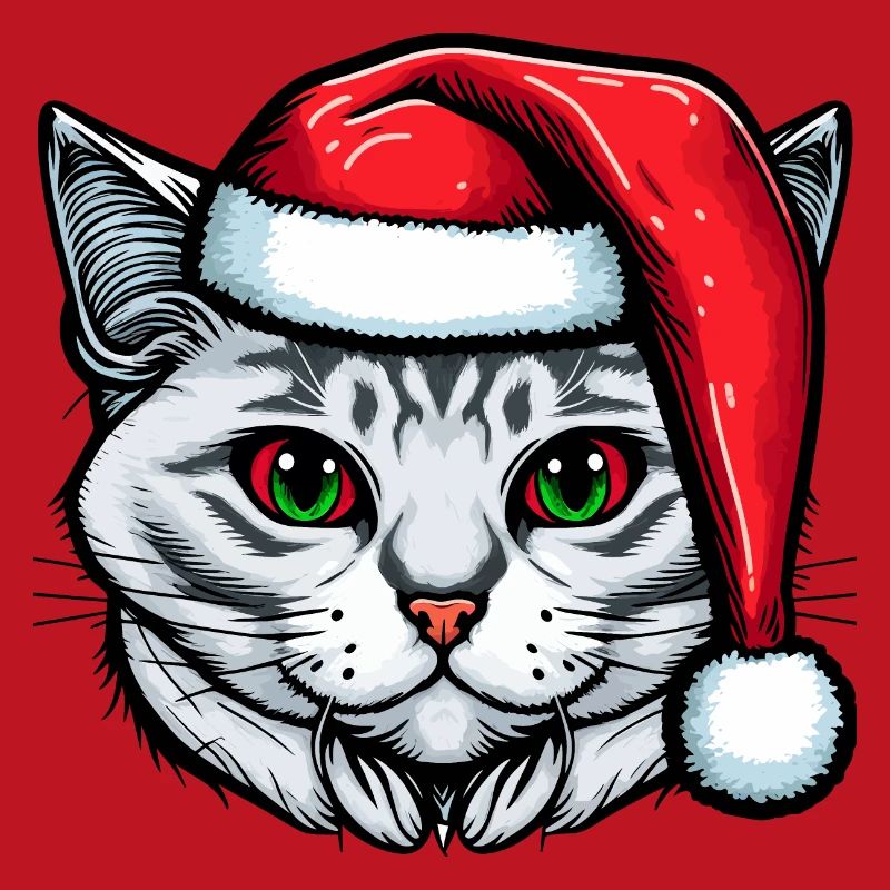 Atemberaubendes Winterkätzchen-Design, das ideale Weihnachtsgeschenk