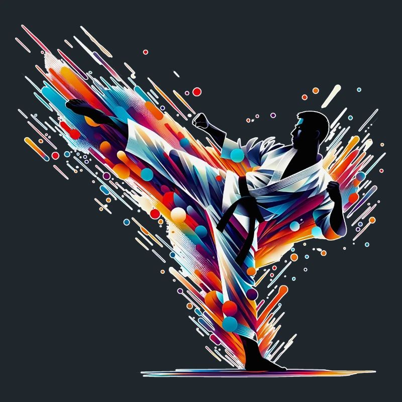 Explosion de karaté