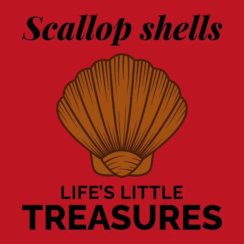 Scallop Seashells Collector Beachcomber Shellfish