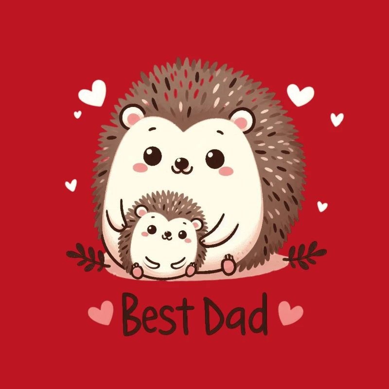 Bester Papa Igel