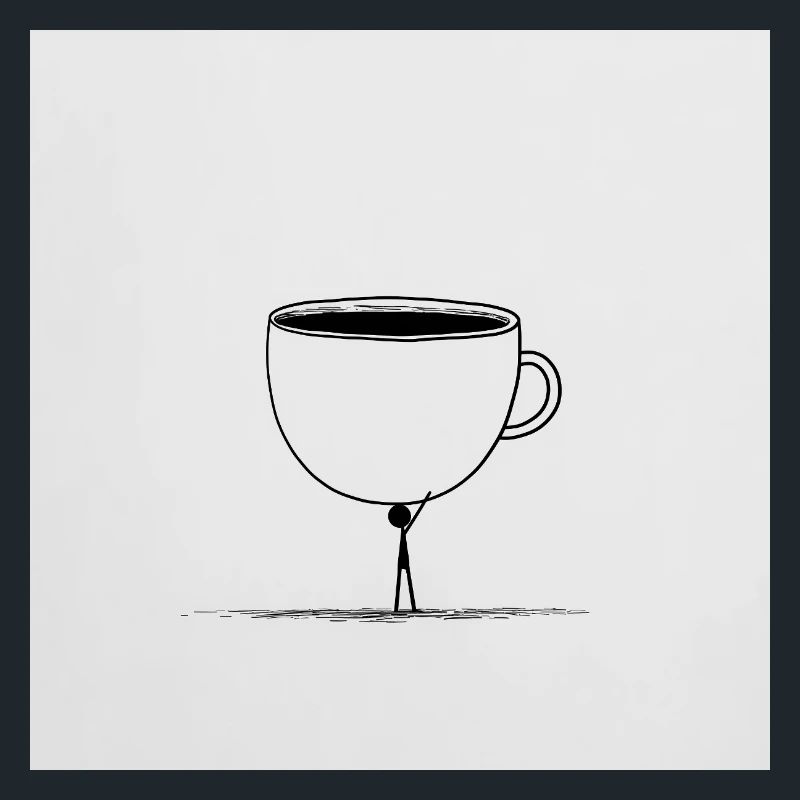 Kaffee? Nur in Eimern, bitte!