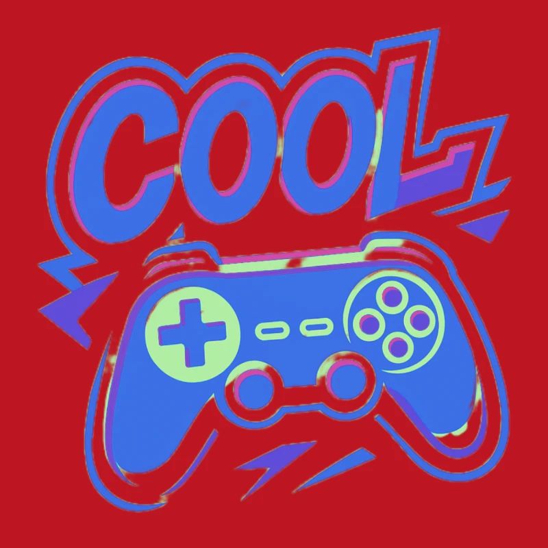 Neon Gaming Controller