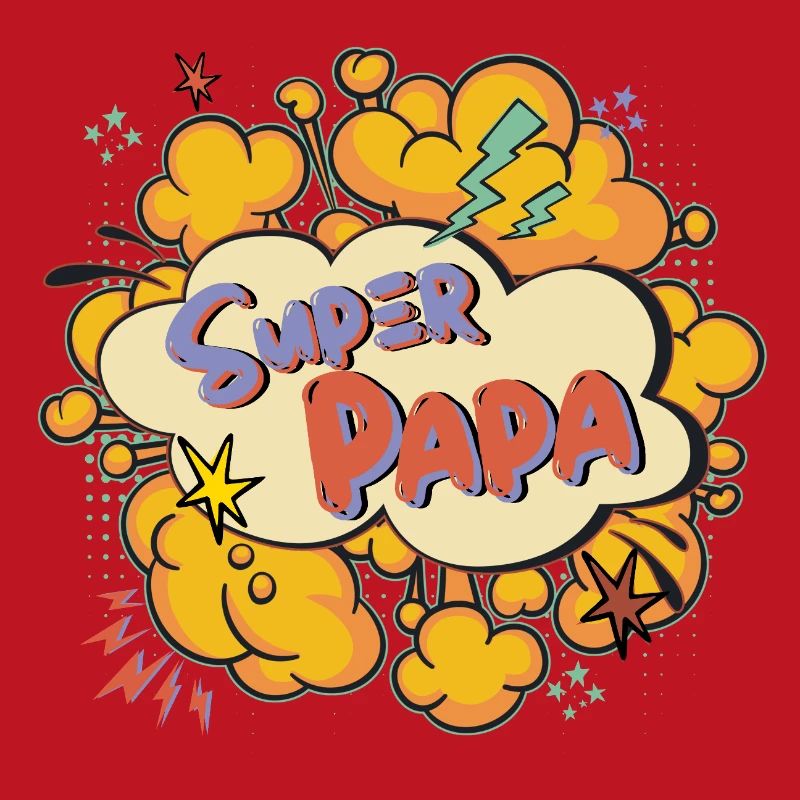 Super papa Comic Explosion