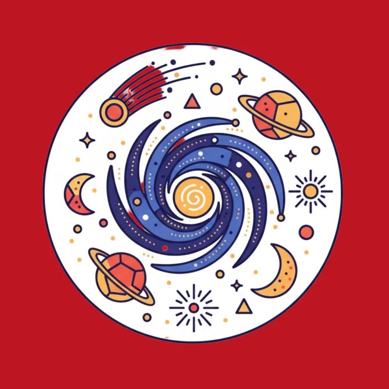 Cosmic Vortex Galaxy