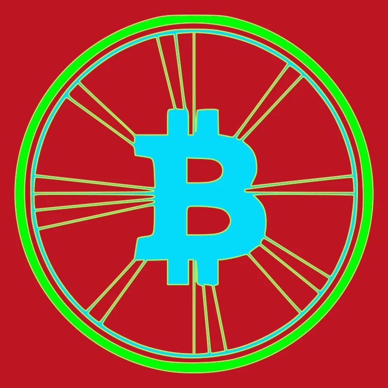Bitcoin Wireframe Speed Future Vector