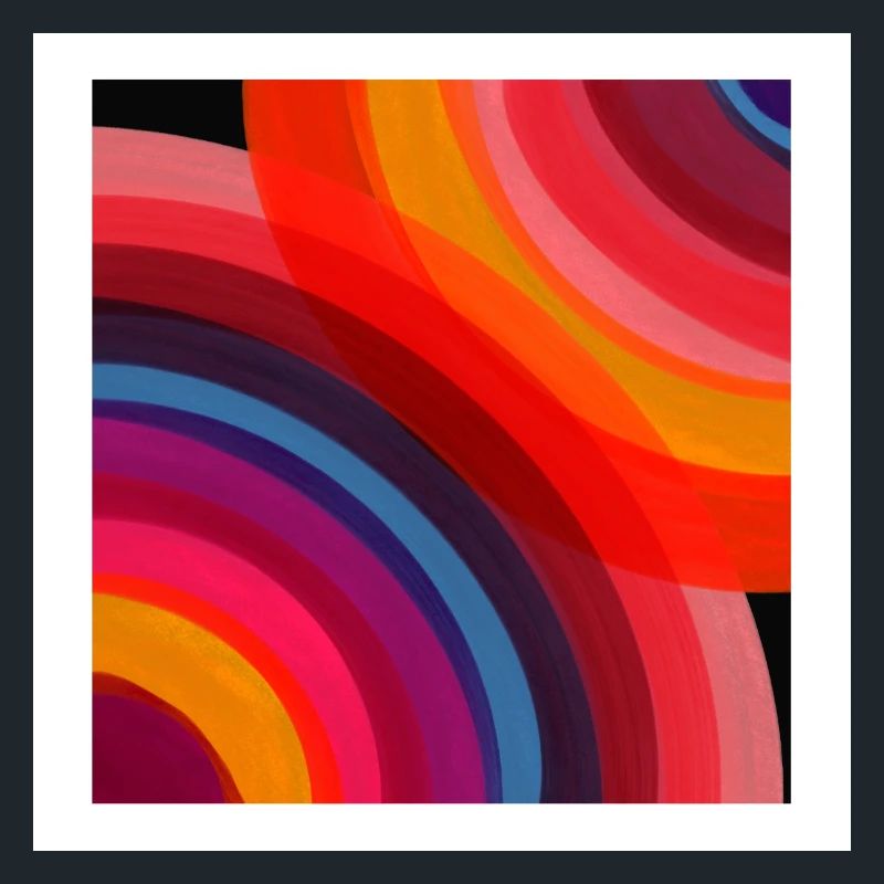 Abstract rainbow