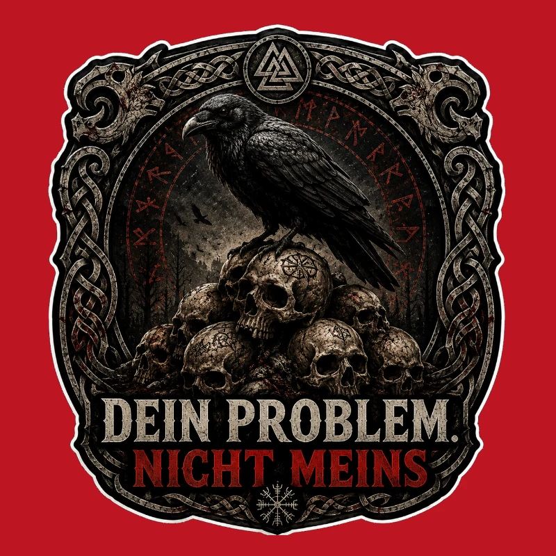 Dein Problem Nicht Meins Gothic Patch