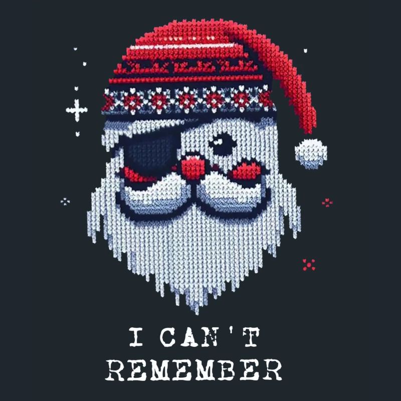 Santa Claus with Eye Patch Knitting Pattern