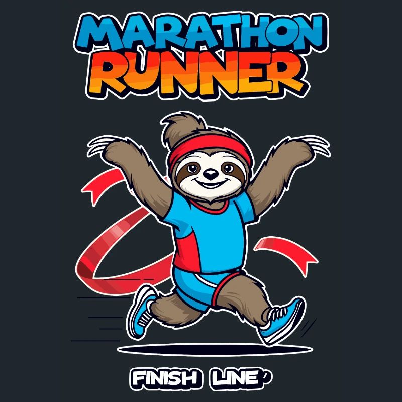 Sloth Marathon Runner
