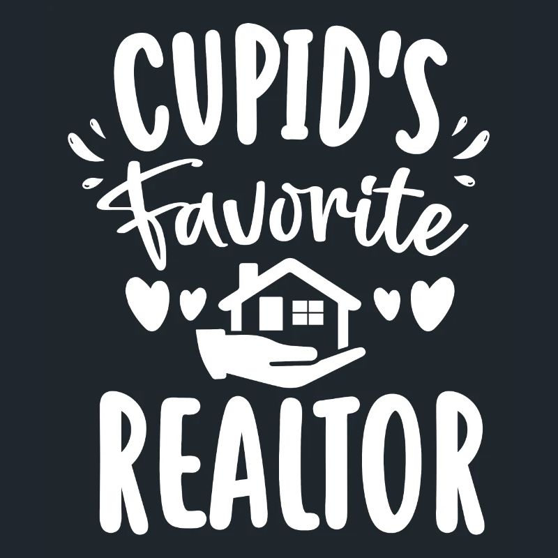 Joyeuse Saint-Valentin Cupidons Agent immobilier préféré enseigner
