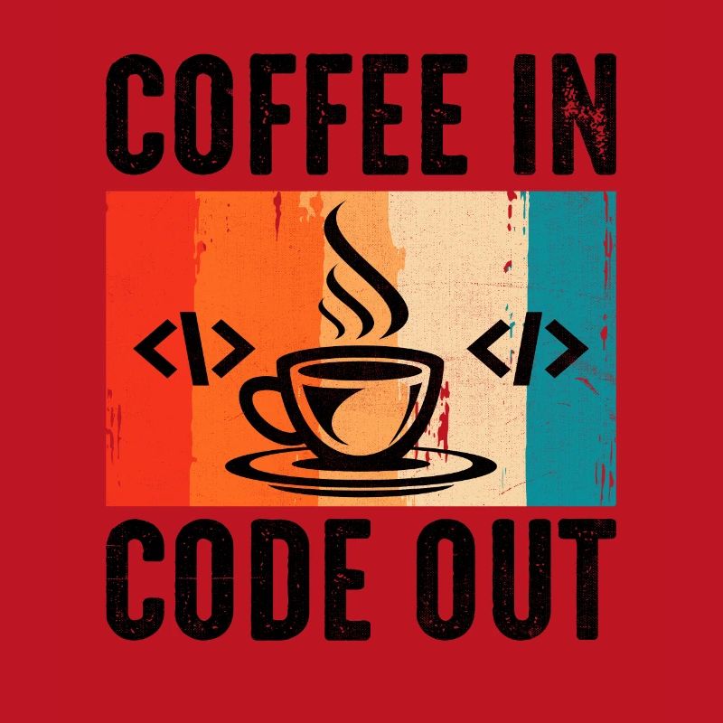 Kaffee-Codierung Programmierer Programmierer Entwickler Nerd Coff