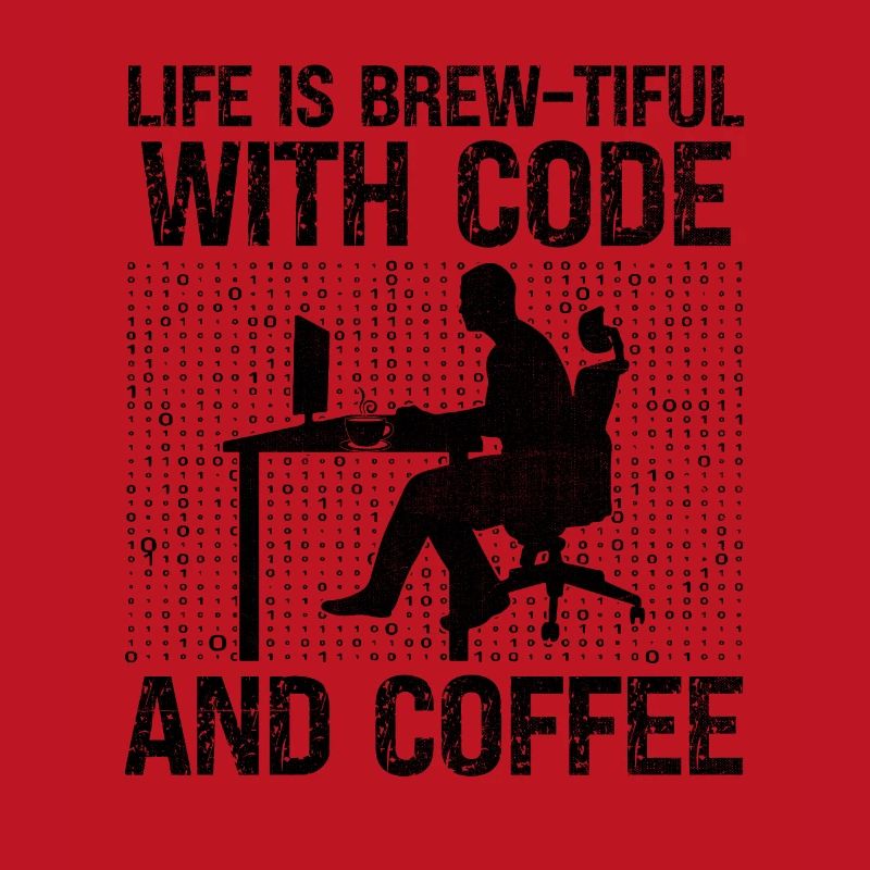 Kaffee-Codierung Programmierer Programmierer Entwickler Nerd Coff
