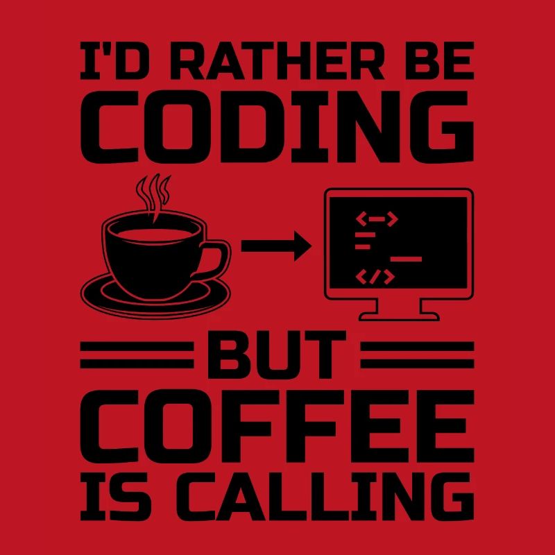 Kaffee-Codierung Programmierer Programmierer Entwickler Nerd Coff