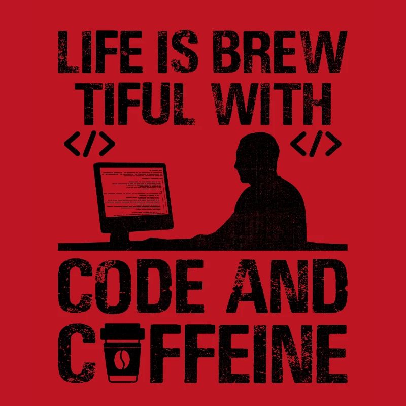 Kaffee-Codierung Programmierer Programmierer Entwickler Nerd Coff