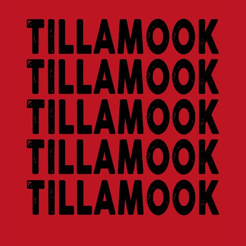 Comté de Tillamook, Oregon, arc-en-ciel : conception de texte