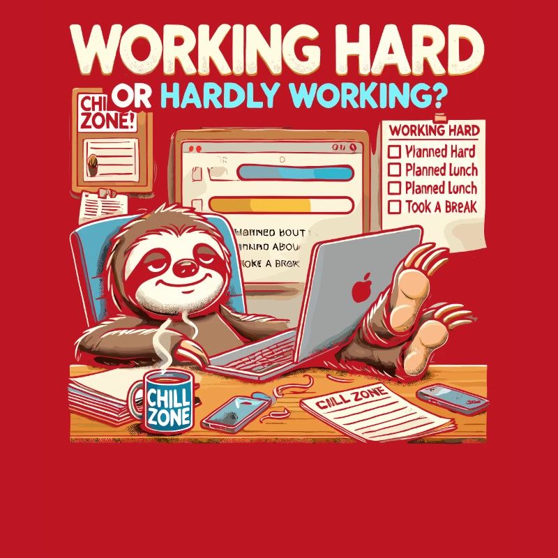 Hart arbeiten oder kaum arbeiten