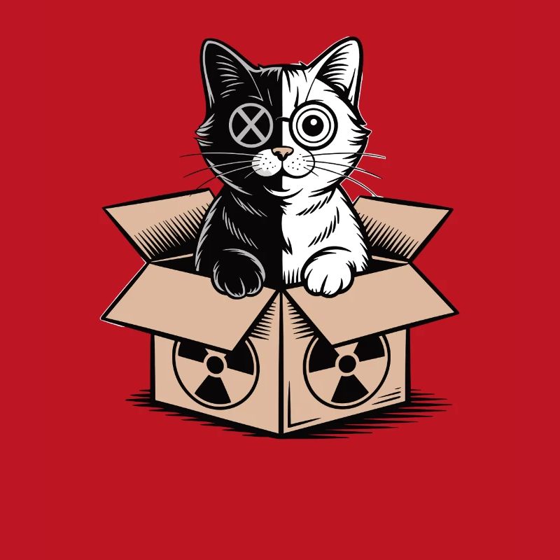 Le chat dans une boîte de Schrödinger : la déclaration du nerd quantique