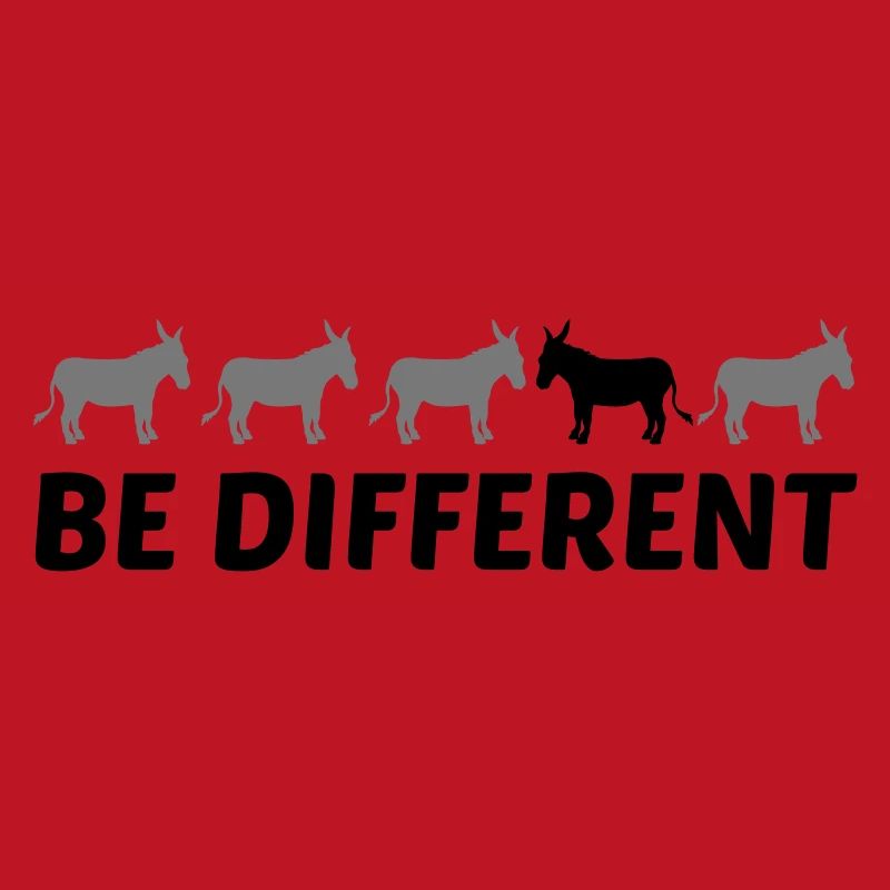 texte différent être différent âne cheval poney petit pac