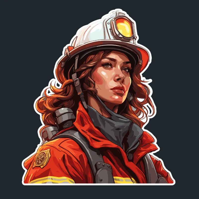 Firefighter / Fire / Fire / Extinguish / Heroine