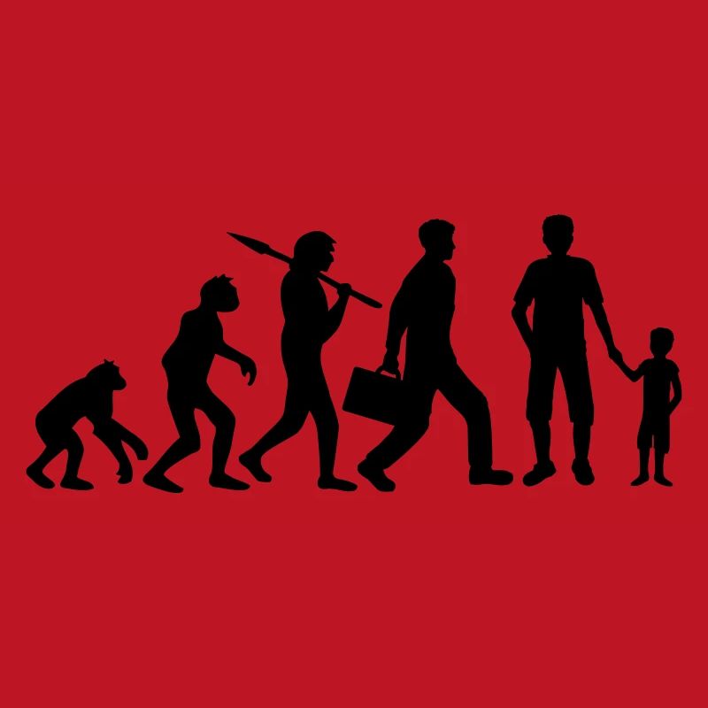 Fils Papa Evolution Enfant