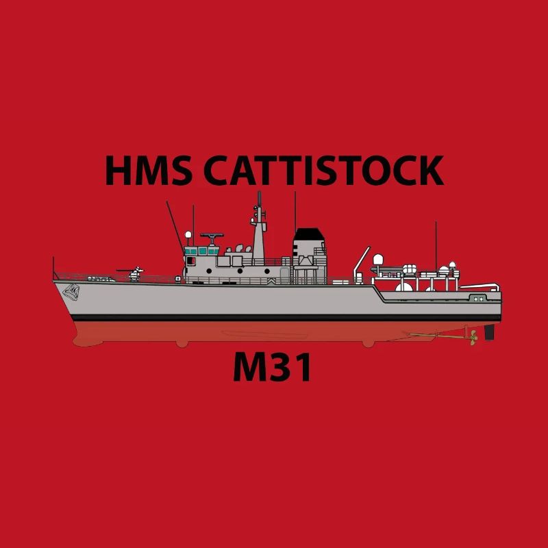HMS CATTISTOCK - M31 - HUNT CLASS MINEHUNTER