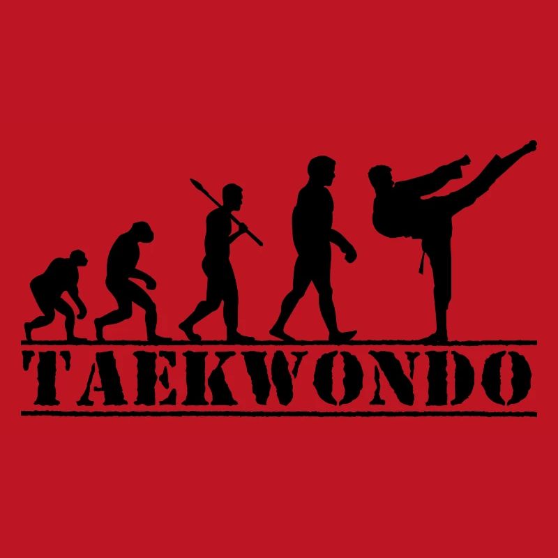 Combattant de Taekwondo - Evolution Man