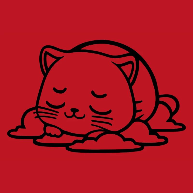 petit chat qui dort