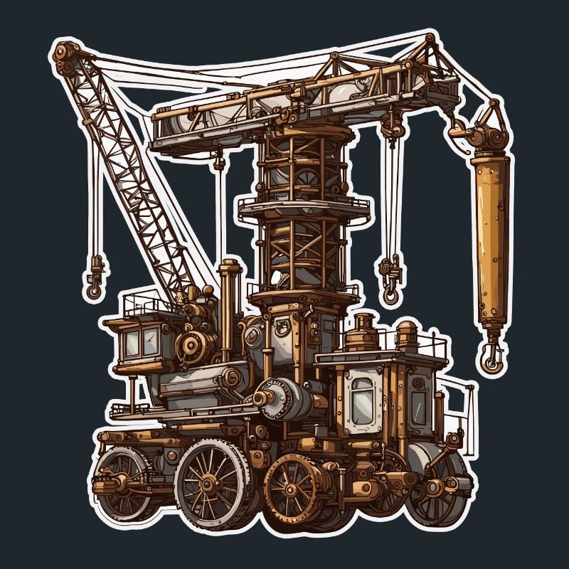 Grue / de chantier / treuil / système de grue