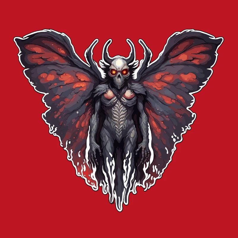 Mothman / Moth / Insect / Mythical Creature / Flutter
