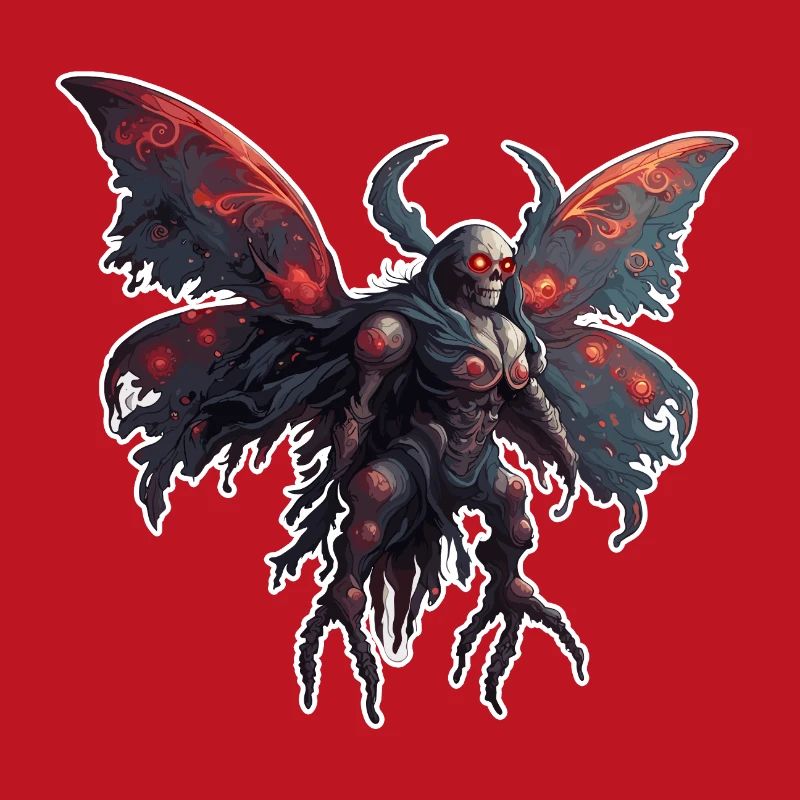 Mothman / Moth / Insect / Mythical Creature / Flutter